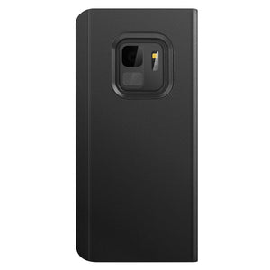 AICase Luxury Translucent View Window Front Smart Sleep Wake Up Function Mirror Screen Flip Electroplate Plating Stand Full Body Protective Case