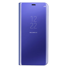 Load image into Gallery viewer, AICase Luxury Translucent View Window Front Smart Sleep Wake Up Function Mirror Screen Flip Electroplate Plating Stand Full Body Protective Case