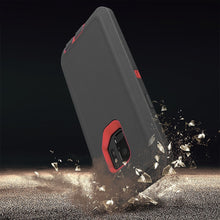 Load image into Gallery viewer, Galaxy S9 Belt Clip Shockproof Case, AICase 3 in 1 Armor [Full body] Heavy Duty Holster Case Belt Clip +Protective Kickstand Shock Reduction Case for Samsung Galaxy S9 (Black+Red))