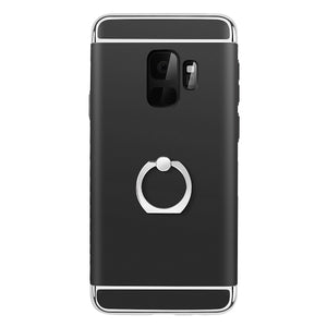 Galaxy S9 Ring Stand Case, AICase Ultra Thin and Slim Hard Case 3 in 1 Combo Coated [360 Degree Rotating Ring Kickstand] [Electroplate Frame Cover] for Samsung Galaxy S9