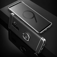 Load image into Gallery viewer, Galaxy S9 Plus Ring Stand Case, AICase Ultra Thin and Slim Hard Case 3 in 1 Combo Coated [360 Degree Rotating Ring Kickstand] [Electroplate Frame Cover] for Samsung Galaxy S9 Plus (Black)