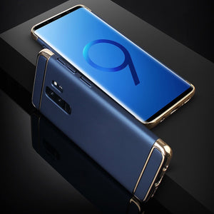 Galaxy S9 Plus Case, AICase Ultra Thin and Slim Hard Case 3 in 1 Combo Coated Non Slip Matte Surface with Electroplate Frame Protective Luxury Cover for Samsung Galaxy S9 Plus