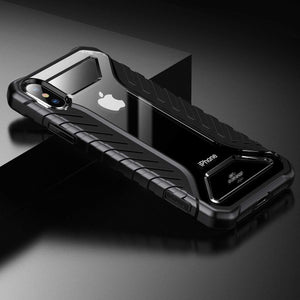 AICase iPhone X or XS Luxury Transparent Clear Back Air Cushion Technology and Secure Grip Drop Protection Protective Case