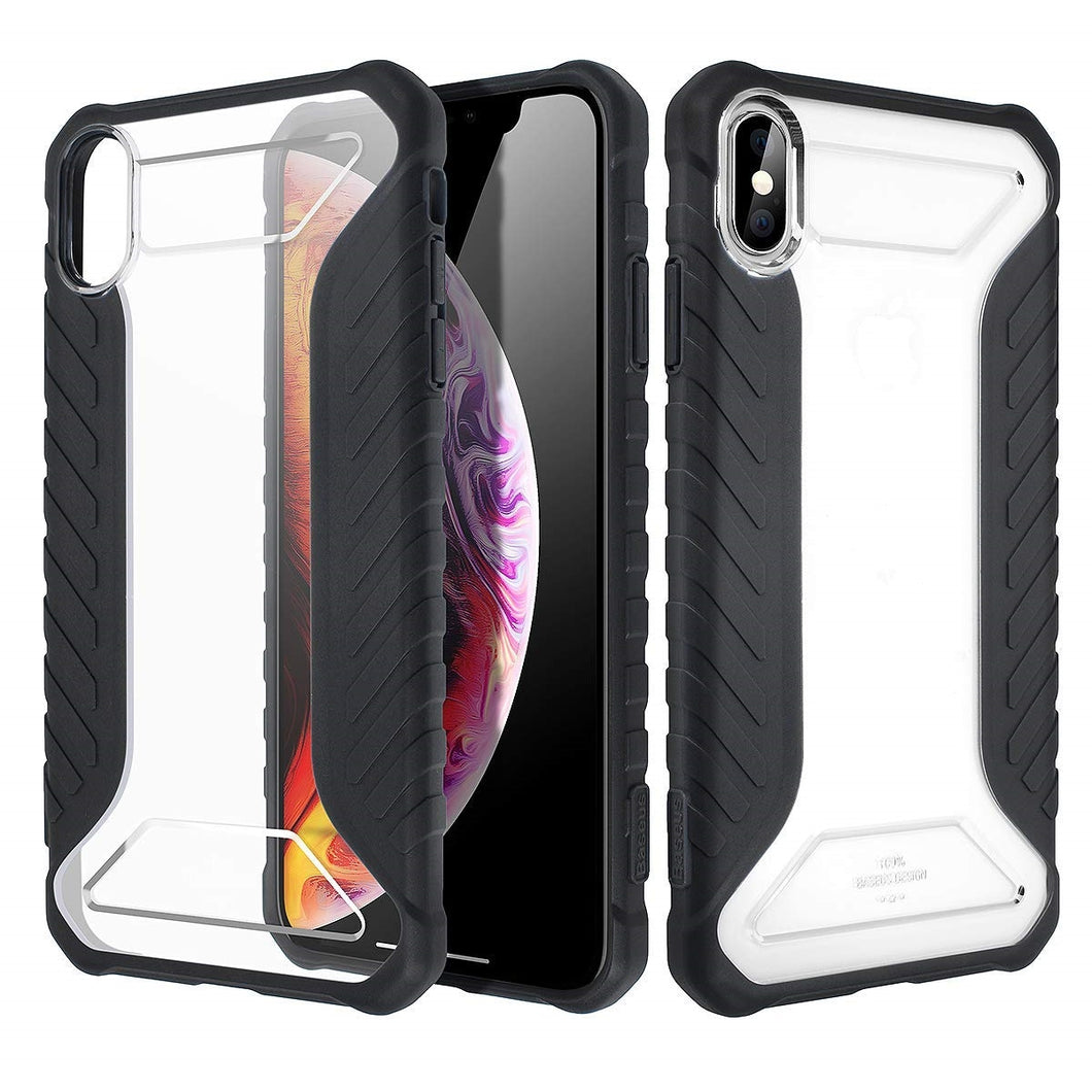 AICase iPhone X or XS Luxury Transparent Clear Back Air Cushion Technology and Secure Grip Drop Protection Protective Case