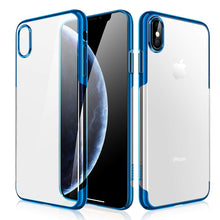 Load image into Gallery viewer, AICase iPhone XR Clear Shinning Electroplating Design PC Bumper Clear Back Protective Case