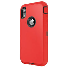 Load image into Gallery viewer, Shockproof 4 in 1 Rugged Dust Proof Cover with Holster Belt Clip Kickstand for iPhone