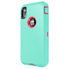 Load image into Gallery viewer, Heavy Duty Tough 3 in 1 Hard PC Soft Silicone Impact Protection Dust Proof Full Body Protection Case Cover for Apple iPhone X/XS/XS Max/XR