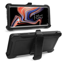 Load image into Gallery viewer, Galaxy Note 9 Shockproof Heavy Duty 3 in 1 Soft Silicone &amp; Hard Back Cover Bumper Protective Skid-Proof Anti-Scratch Hybrid Case