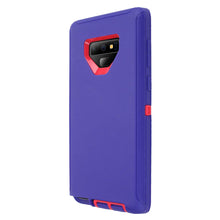 Load image into Gallery viewer, Galaxy Note 9 Shockproof Heavy Duty 3 in 1 Soft Silicone &amp; Hard Back Cover Bumper Protective Skid-Proof Anti-Scratch Hybrid Case