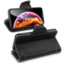 Load image into Gallery viewer, iPhone Wallet PU Leather &amp; Soft TPU Inner Case, Flip Folio Book Card Slots Cover