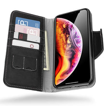 Load image into Gallery viewer, iPhone Wallet PU Leather &amp; Soft TPU Inner Case, Flip Folio Book Card Slots Cover