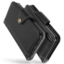 Load image into Gallery viewer, iPhone Wallet PU Leather &amp; Soft TPU Inner Case, Flip Folio Book Card Slots Cover