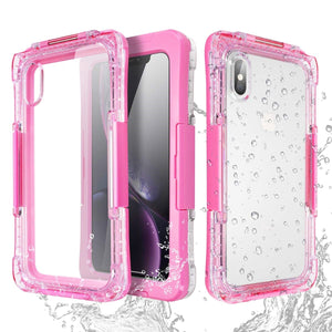 iPhone XR Waterproof Case, AICase IP68 Outdoor Underwater Protective Cover Full Body Shockproof Dustproof Dirtyproof iPhone