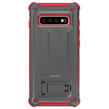 Load image into Gallery viewer, Samsung Galaxy S10/S10+/S10e Dual Layer Hybrid Defender Hard PC + Soft TPU Bumper Shockproof with Built-in Kickstand