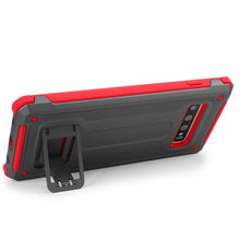Load image into Gallery viewer, Samsung Galaxy S10/S10+/S10e Dual Layer Hybrid Defender Hard PC + Soft TPU Bumper Shockproof with Built-in Kickstand