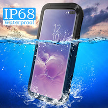 Load image into Gallery viewer, Samsung S10/S10+/S10e Waterproof Case IP68 Outdoor Underwater Protective Cover Full Body Shockproof Dustproof Dirtyproof