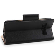 Load image into Gallery viewer, Galaxy S10/S10+ Wallet Full Body Protection Case PU Leather with Makeup Mirror and Bow-Knot Strap Protective Stand Case