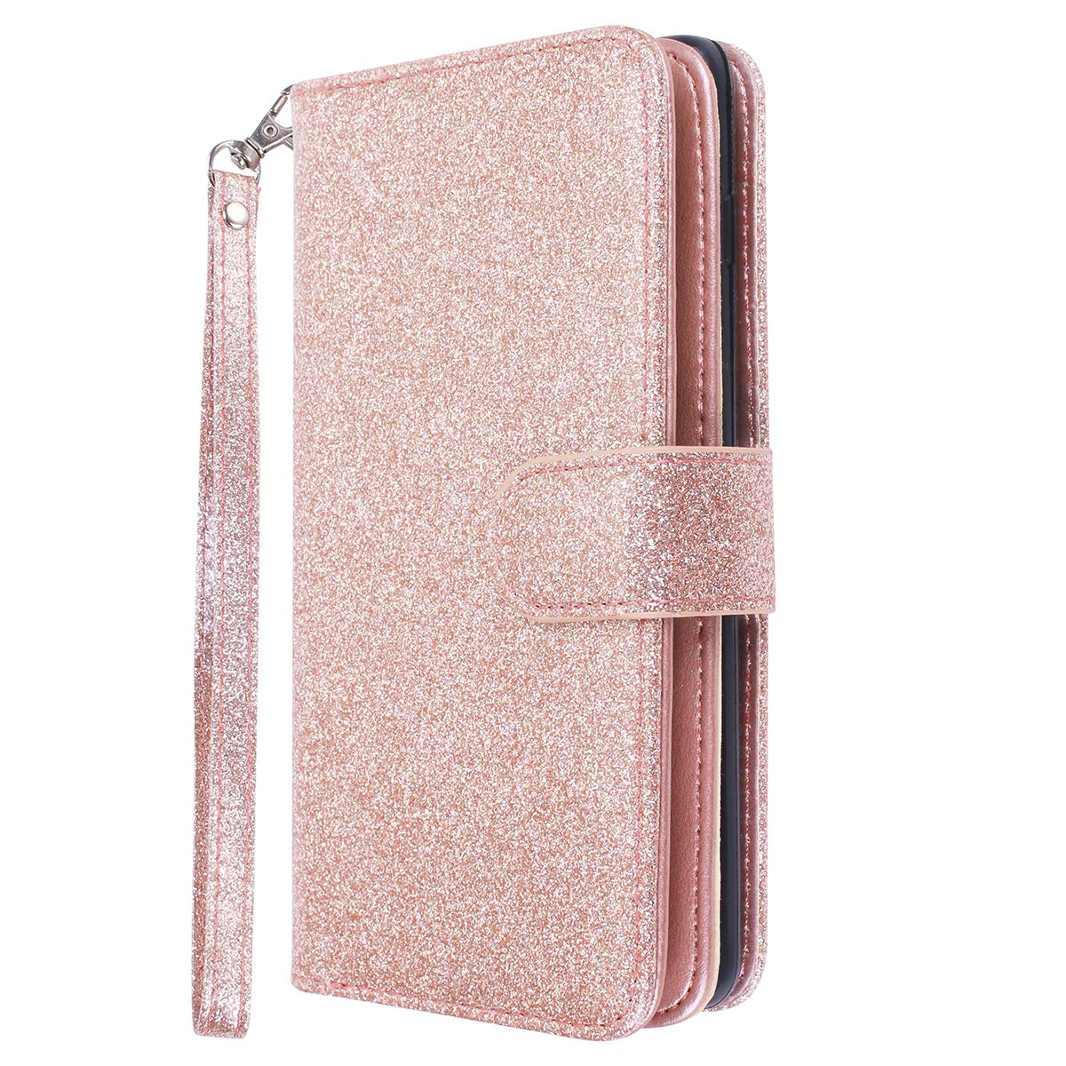 Samsung Note 9 Wallet Cute PU Leather Flip Wallet Cover with 9 Card Slots Magnetic Snap Closure