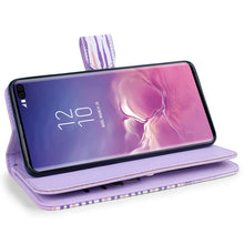 Load image into Gallery viewer, Galaxy S10/S10+ Wallet Case Cute PU Leather Flip Wallet Cover with 9 Card Slots Magnetic Snap Closure