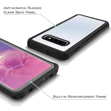 Load image into Gallery viewer, AICase Galaxy S10 Transparent Rugged Heavy Duty Bumper Armor Case,Military Grade Drop Tested,Shock-Absorption