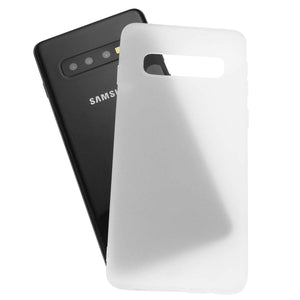 Galaxy S10/S10+/S10e Slim Thin Excellent Grip Scratch Resistant Slim Luxury TPU Rubber Soft Silky Smooth Gel Silicone Protective Cover