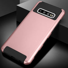 Load image into Gallery viewer, Galaxy S10/S10+ 2 in 1 Anti-Scratch Dual Layer Heavy Duty Tough Armor Hard Plastic Shell Soft Rugged TPU Bumper Shockproof Protective Case