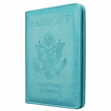 Load image into Gallery viewer, RFID Multi-function Wallet Passport Holder Anti-theft Anti-scanning
