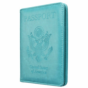 RFID Multi-function Wallet Passport Holder Anti-theft Anti-scanning
