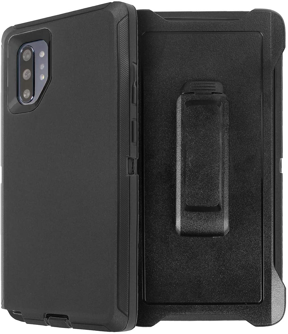 AICase Galaxy Note 10 Belt-Clip Holster Full Body Rugged Heavy Duty Shock/Drop/Dust Proof 4-Layer Protection Case