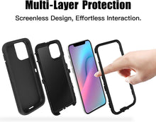 Load image into Gallery viewer, Drop Protection Full Body Rugged Heavy Duty Case for iPhone 11/Pro/Pro Max