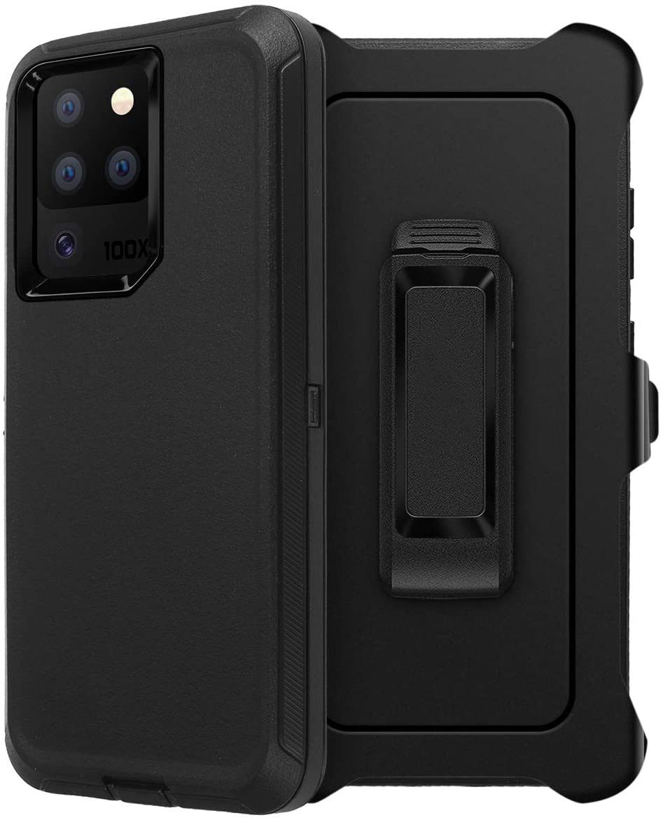 AICase Belt-Clip Holster Drop Protection Full Body Rugged Heavy Duty Case for Samsung Galaxy S20