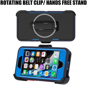 AICase Belt-Clip Holster Drop Protection Full Body Rugged Heavy Duty Case for iPhone SE 2020