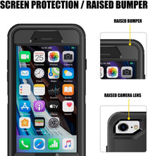 Load image into Gallery viewer, AICase Drop Protection Full Body Rugged Heavy Duty Shockproof Dropproof Dustproof 3-Layer Protective Durable Cover for iPhone SE 2020