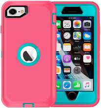 Load image into Gallery viewer, AICase Drop Protection Full Body Rugged Heavy Duty Shockproof Dropproof Dustproof 3-Layer Protective Durable Cover for iPhone SE 2020