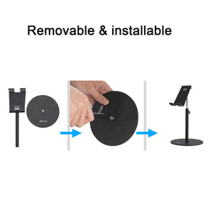 Tall Adjust Tablet Cell Phone Desktop Desk Stand iPad iPhone Mount Holder
