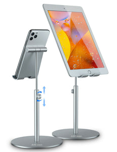 Tall Adjust Tablet Cell Phone Desktop Desk Stand iPad iPhone Mount Holder