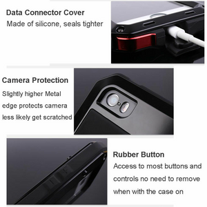 Samsung Galaxy Aluminum Shockproof Hard Armor Cover Case