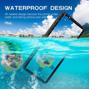 Samsung Galaxy Note20 IP68 Certified Waterproof  Shockproof Drop Protection Fully Sealed Underwater Clear Protective Cover