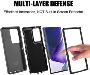 AICase Drop Protection Full Body Rugged Heavy Duty Shockproof/Drop/Dust Proof 3-Layer Protective Durable Cover for Samsung Galaxy Note20