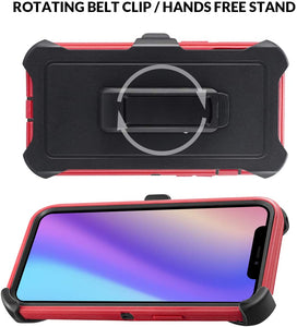 AICase Full Body Rugged Heavy Duty Shock/Drop/Dust Proof 4-Layer Protection Cover with Belt Clip