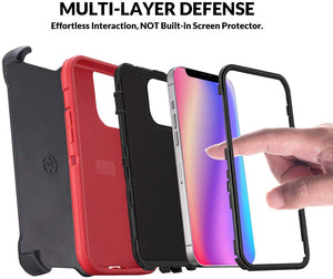 AICase Drop Protection Rugged Heavy Duty Case for iPhone 12
