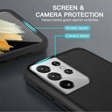 Load image into Gallery viewer, Samsung Galaxy S21+ Plus Heavy Duty Hybrid Armor Drop Protection Case