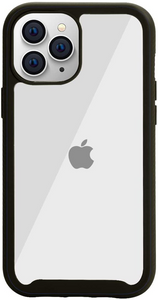 AICase Clear Anti-Slip Hybrid Designed Colorful TPU Bumper Hard PC Transparent Protective Case for iPhone 12 Pro Max