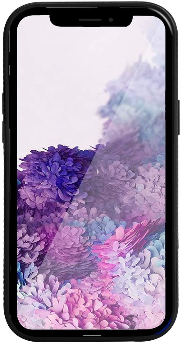 AICase Clear Anti-Slip Hybrid Designed Colorful TPU Bumper Hard PC Transparent Protective Case for iPhone 12 Pro Max