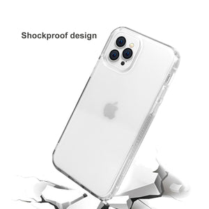 iPhone 12 Pro Max Clear Slim Back Shockproof Armor Soft Case Cover