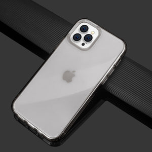 iPhone 12 Pro Max Clear Slim Back Shockproof Armor Soft Case Cover