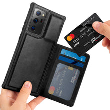 Load image into Gallery viewer, Samsung Galaxy Note 20 Flip Leather Card Wallet Stand Case Cover