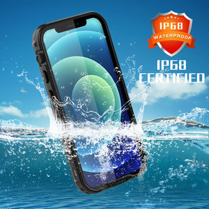 iPhone 12 Waterproof Case Magsafe Shockproof Snowproof Stand Cover