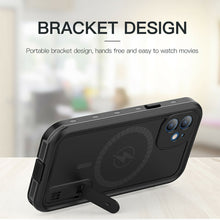 Load image into Gallery viewer, iPhone 12 Waterproof Case Magsafe Shockproof Snowproof Stand Cover
