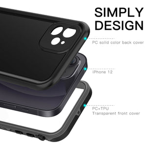 iPhone 12 Waterproof Case Magsafe Shockproof Snowproof Stand Cover